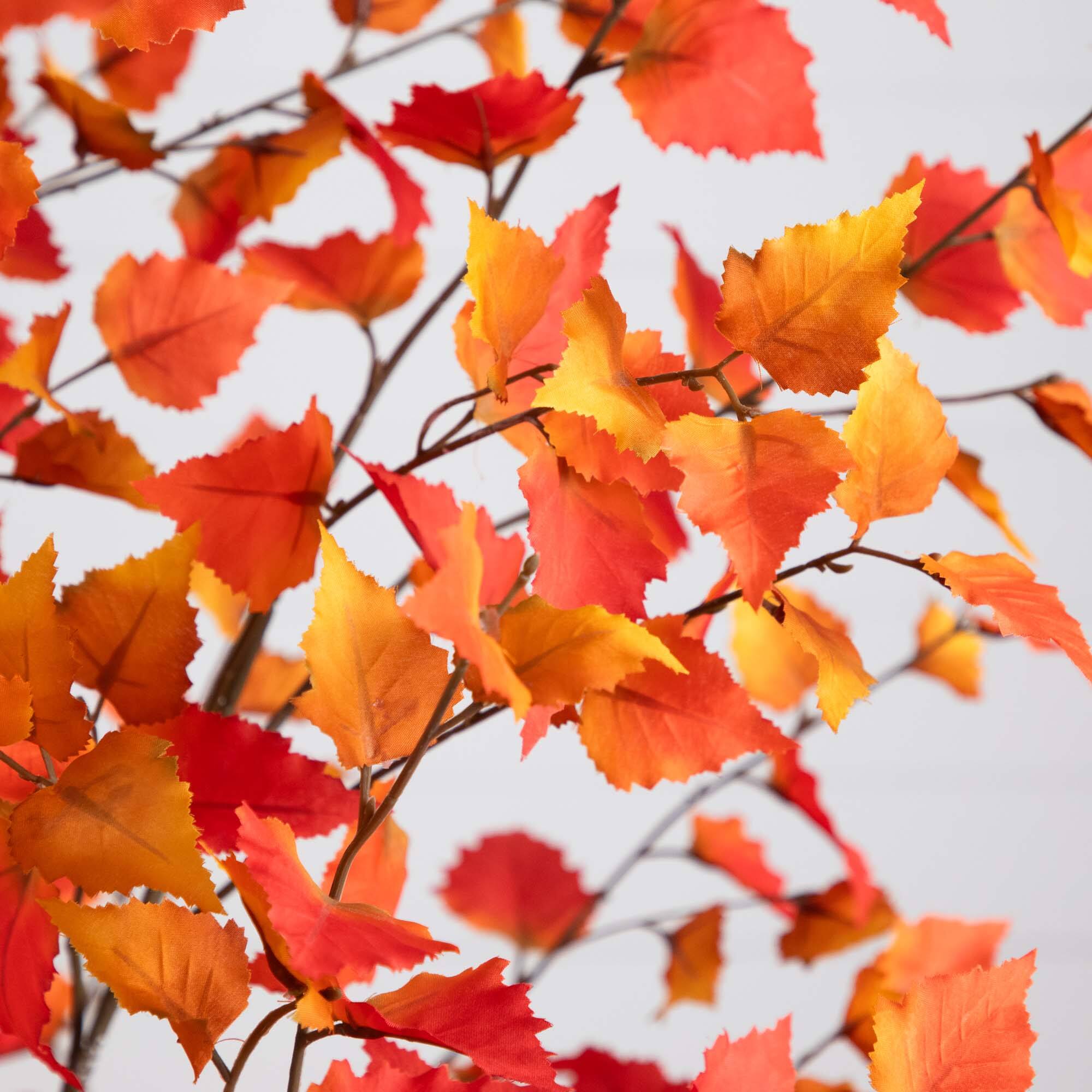 7ft. Potted Artificial Autumn Birch Tree